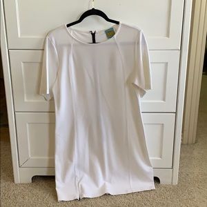 White t-shirt dress